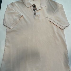 Burberry men’s white polo